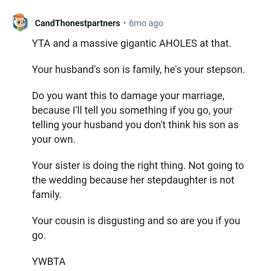 OP's sister is doing the right thing