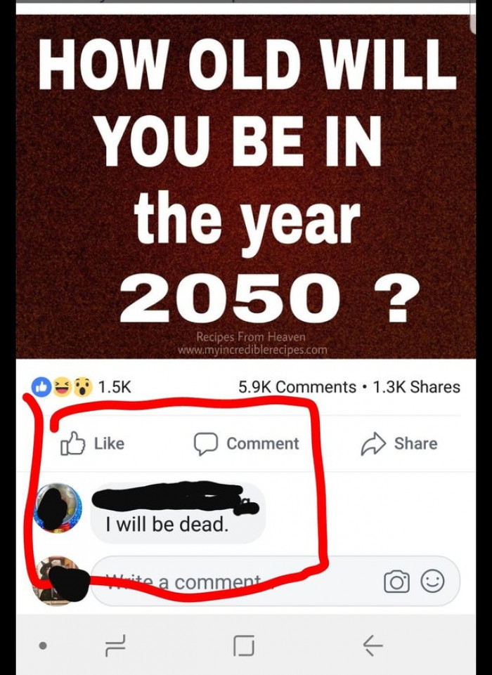 40. My great aunt has the best sense of humor