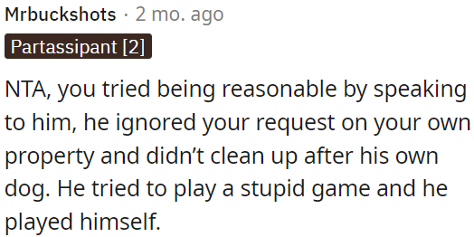 His attempts to evade responsibility backfired.