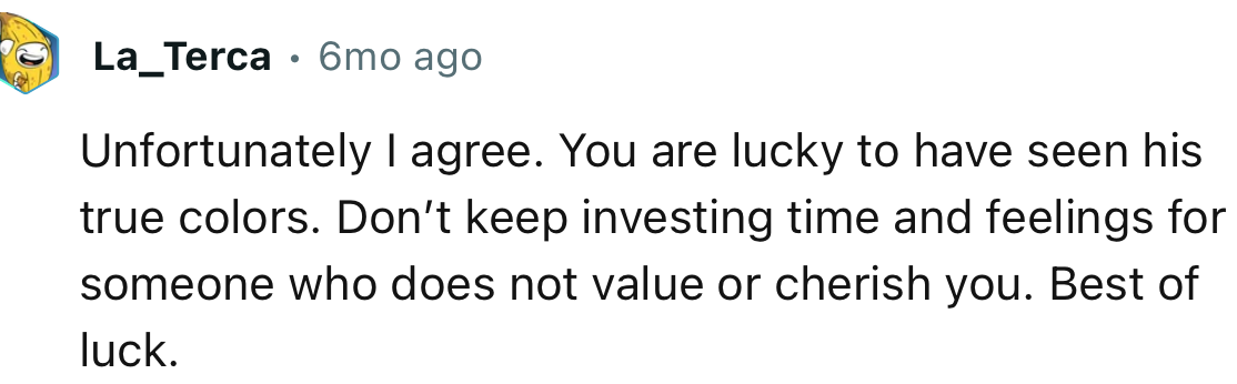 “Don’t Keep Investing Time and Feelings in Someone Who Does Not Value or Cherish You.”
