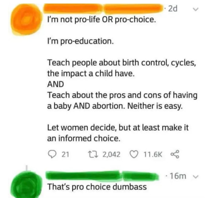 This is the original post where someone screenshotted what this person said, and it's clear that this person was quite confused by the whole ordeal.