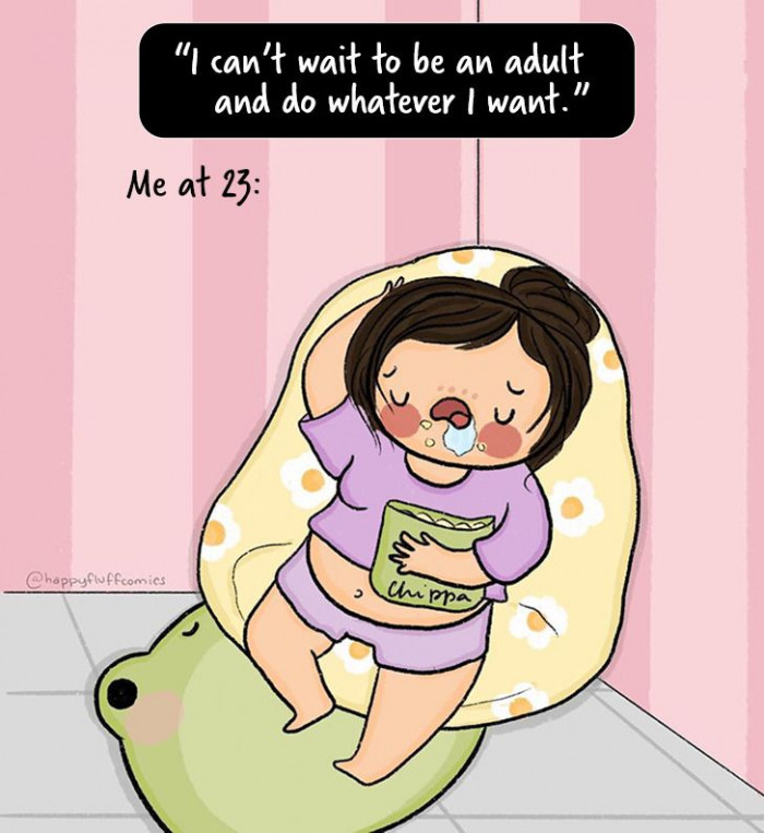 What would your younger self tell you if she found out what adulting really means?