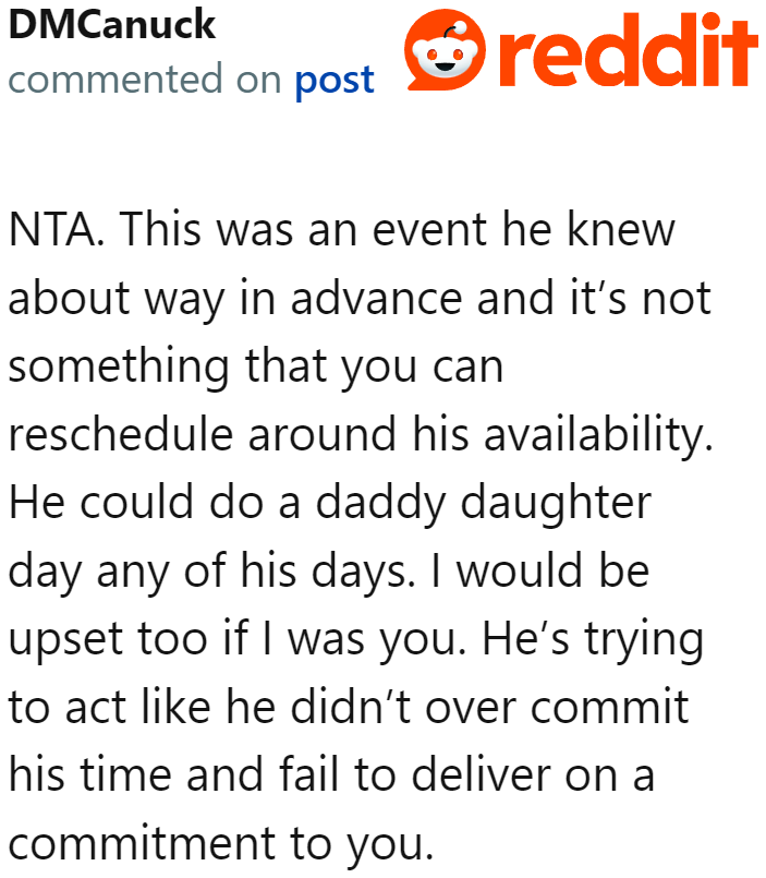 If other people were in the OP's situation, they'd feel the same way.