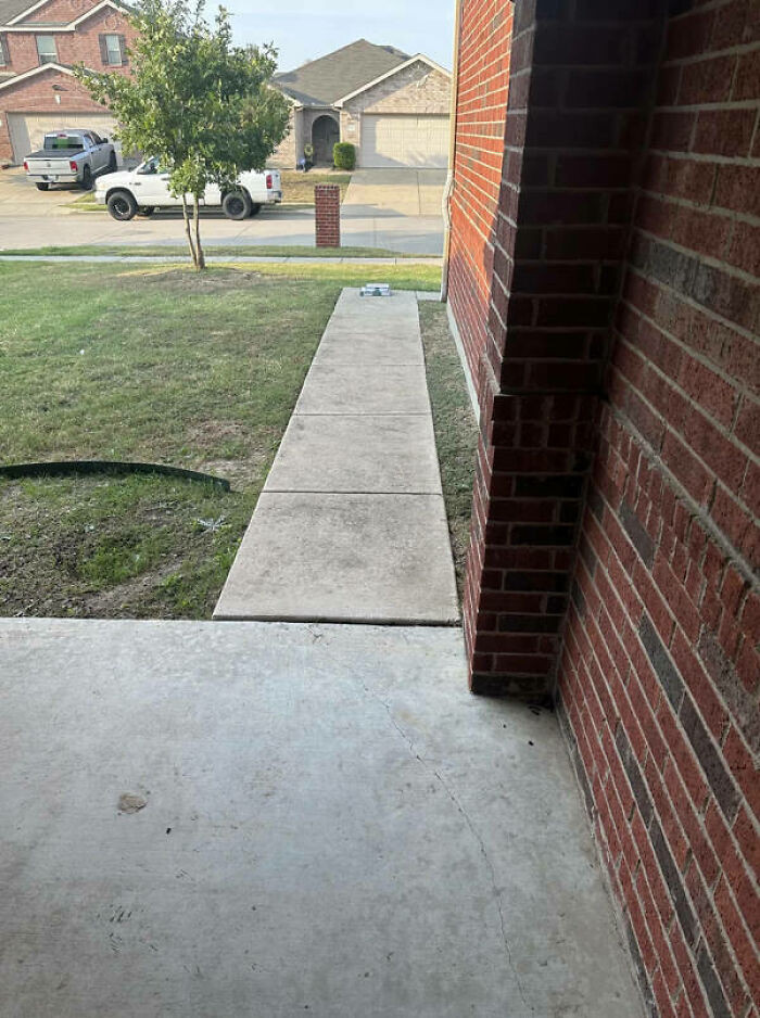 "Pizza Delivery Guy Dropped The Pizzas At The End Of My Sidewalk, Then Came Up And Rang The Doorbell, And Walked Past Them Again, And Was Back In His Car Driving Off Before I Answered The Door"