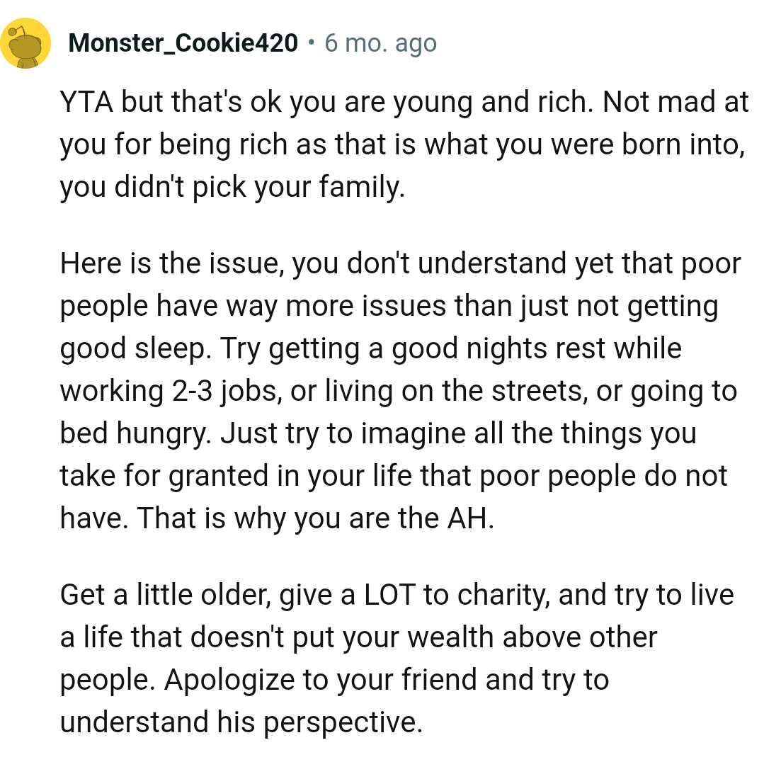 Poor people have more issues than sleep