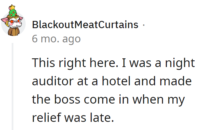 Night auditor moves, boss grooves. Late relief? Boss, meet the night shift beat.