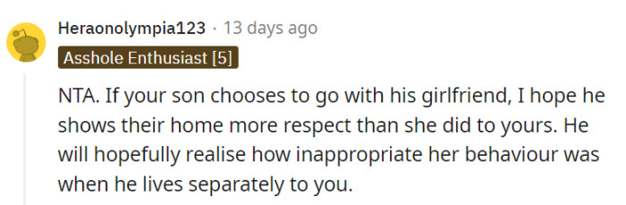 He'll eventually realize it soon enough!