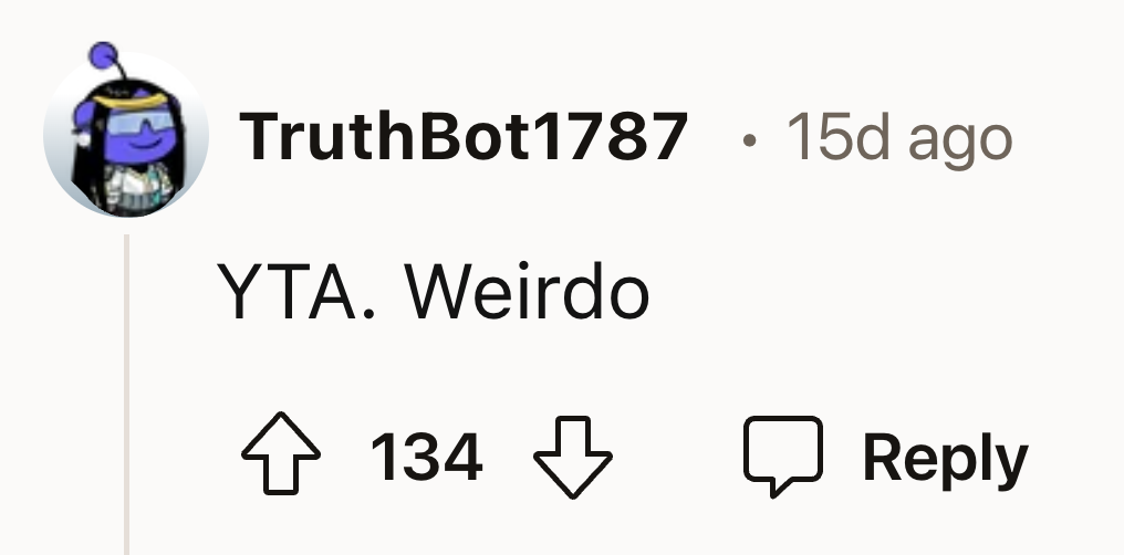 Weirdo it is!