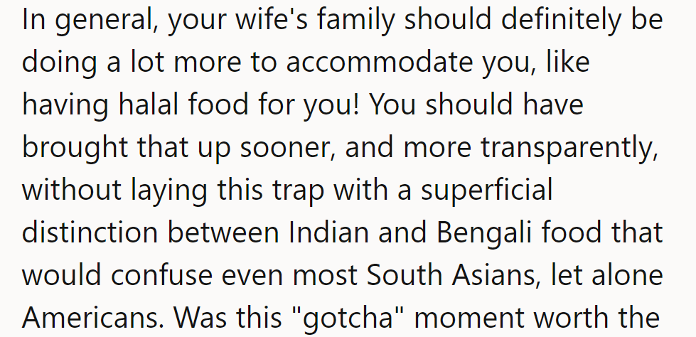 Looks like someone's serving up a dish of cultural confusion with a side of 'should've said it sooner'!