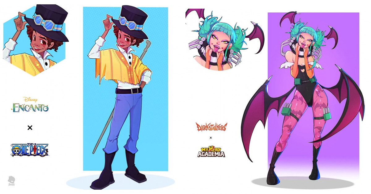 This Artist Fuses Two Very Different Characters Together To Make The Most Creative Artwork We've Seen In A While