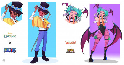 This Artist Fuses Two Very Different Characters Together To Make The Most Creative Artwork We've Seen In A While