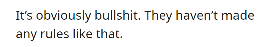 Clearly false—no such rules have been established.