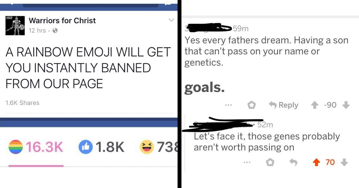 19 Savage Comebacks That Gave Homophobes A Taste Of Their Own Medicine