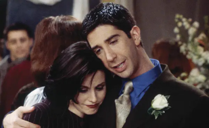 11. Monica (Courteney Cox) and Ross Geller (David Schwimmer) from Friends