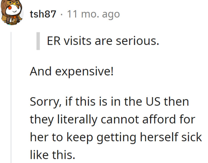 A Reddit user added that it's also an expensive routine