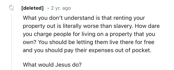 This Redditor has a word for the ignorant user who gave that bizarre response