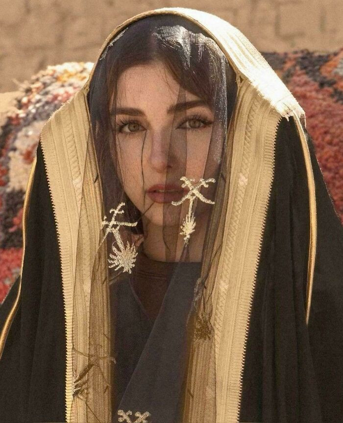 Saudi Arab Woman From The Gulf (Khaleeji), Model Photographed By Maram Ayaled