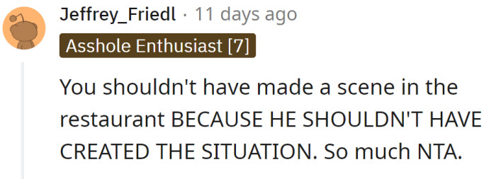 Well, her ex-husband started it.