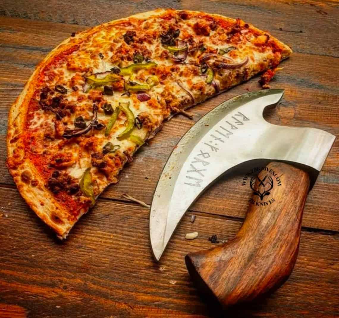45. “This Hand Forged Pizza Axe”
