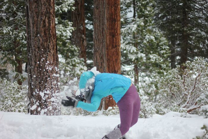 "Hitting My Sister With A Snowball"