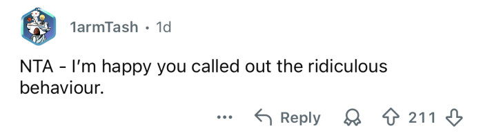 Good on you for calling it out.