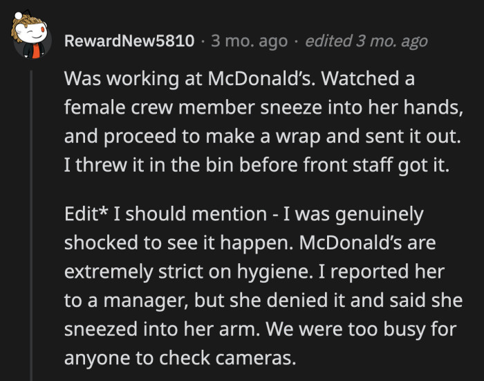 10. I don't think that's what the customer meant when they asked for extra dressing.