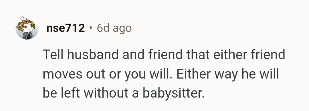 A babysitting vacancy