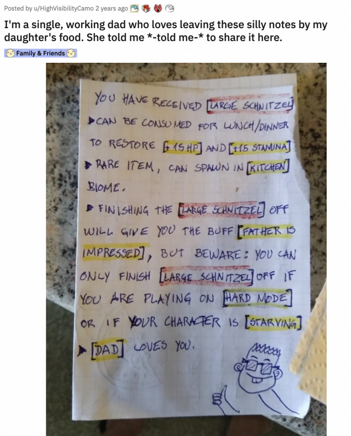 10. A daughter who knows just how special her dad is! He is a single dad, and he is absolutely acing this parenting thing!