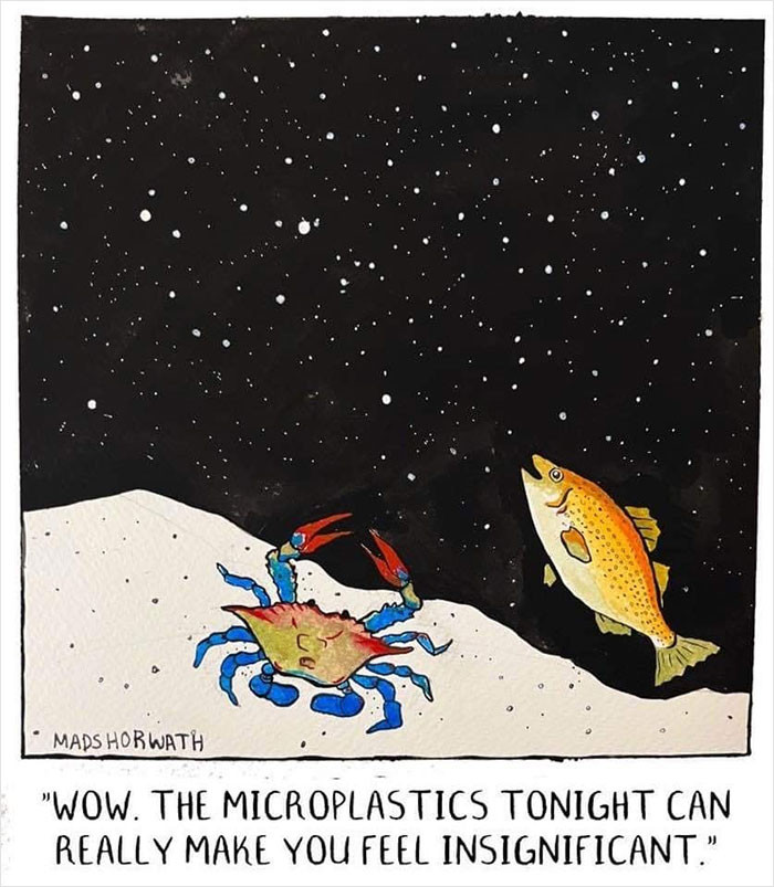 31. The microplastics making you feel really insignificant