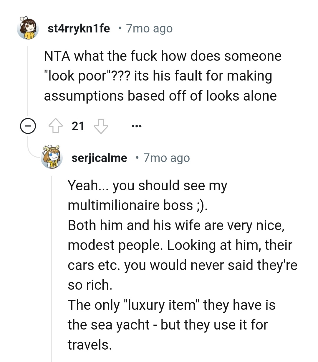 It is his fault for making assumptions