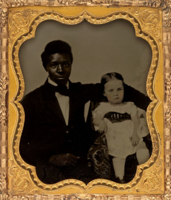 "Man And Child, 1850s US. Who Is He?"