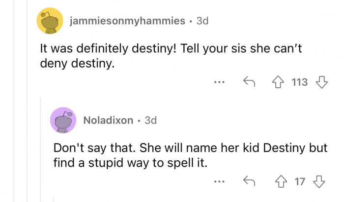 People are just freestyling the spelling of their kids' names nowadays.