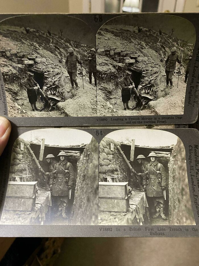 "Just Picked Up 200 Stereoscopic Slides, and Half Are WWII."