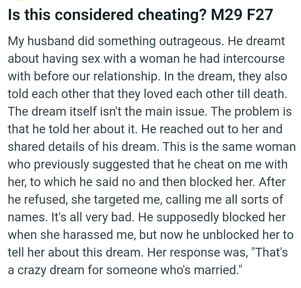 The OP Kicks Off Her Story