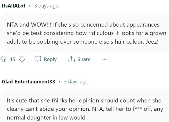 She believes her opinion matters.