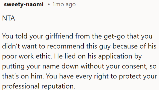OP has the right to protect his professional reputation.