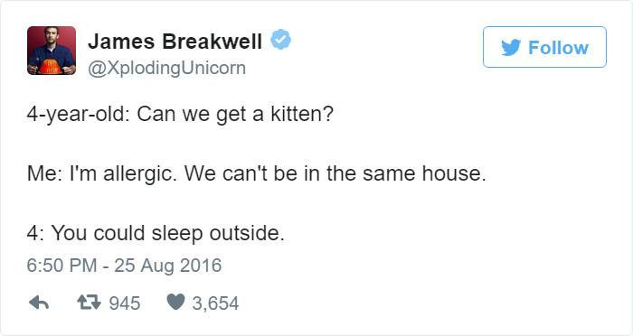 1. This 4-year-old has no care in the world