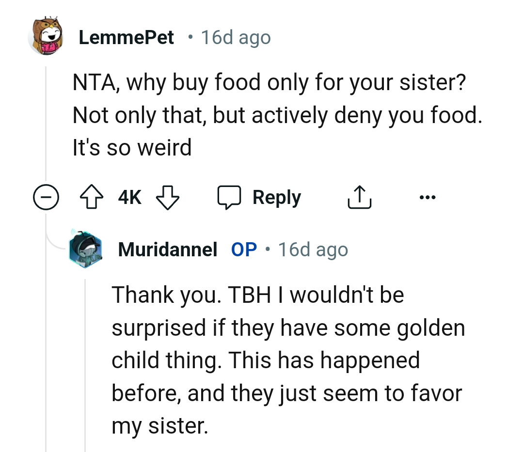 Could this be a golden child thing?