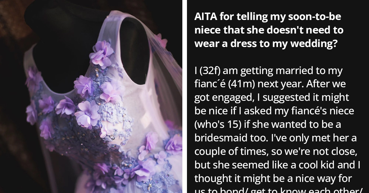 Bride-To-Be Allows "Tomboy" Niece To Pick a Non-Feminine Bridesmaid's Outfit, But Her Parents Disapproved