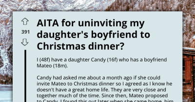 Mom Cancels Teen Boyfriend’s Christmas Invite After Finding a Secret “12 Days” Lingerie Gift