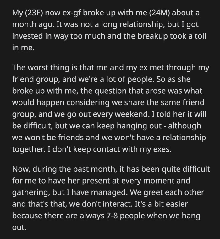 He and his friends had a great time