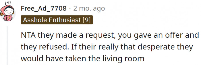 If they were truly hopeless, they would take her suggestion.