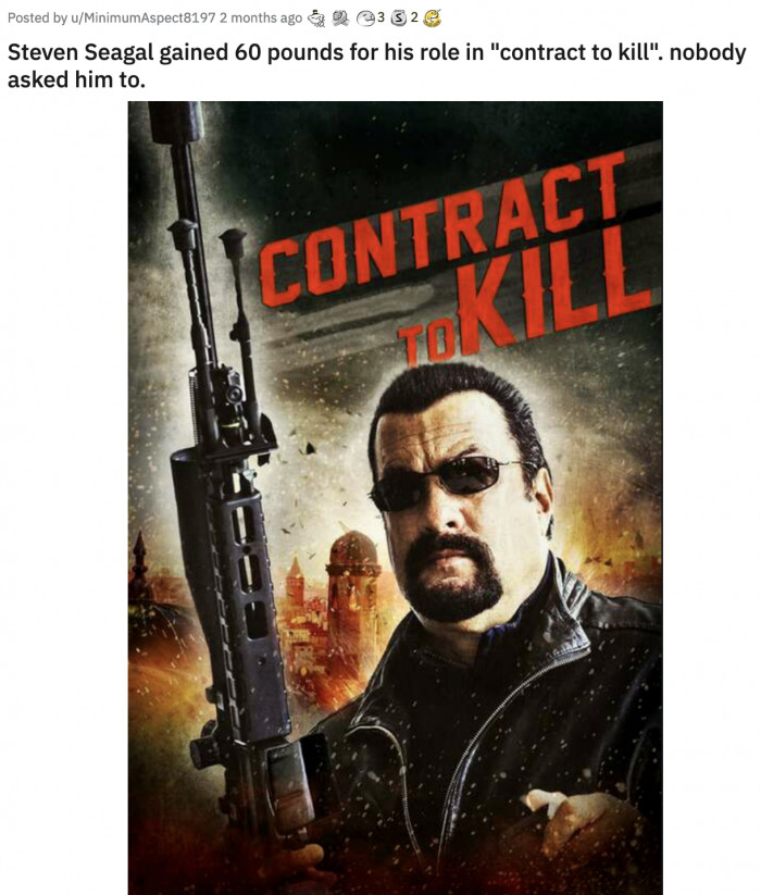 40. A true method actor