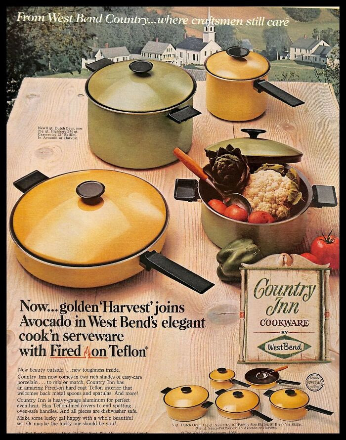 1968, West Bend Country Inn Cookware