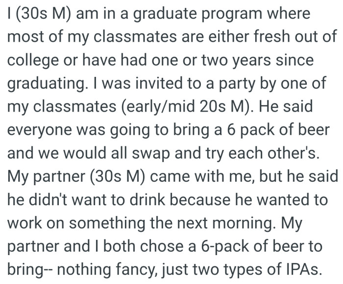 What started as a laid-back evening suddenly turned into a debate over fairness, assumptions, and the fine print of social etiquette