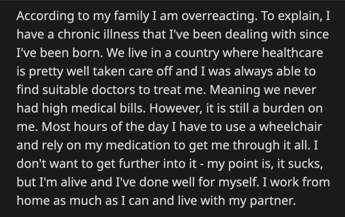 OP's dad called them on their way home and said they overreacted