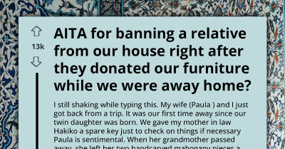 Mother-In-Law Donates Daughter’s Inheritance While Couple Is Away and Gets Banned From Their Home