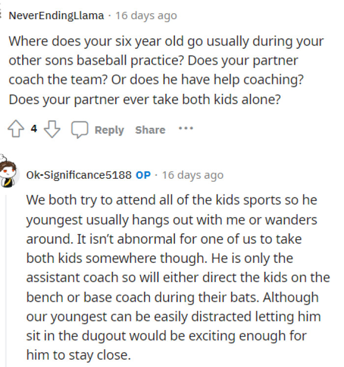 People had a few questions about their dynamic with parenting and the kids together.