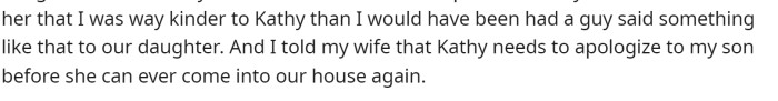 Ultimately, he could have said things that were much worse, but he did the right thing by calling her out.