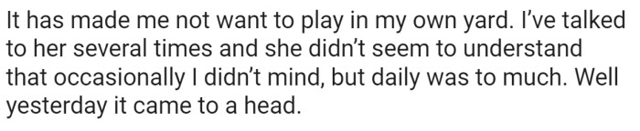 OP tried to kindly set boundaries